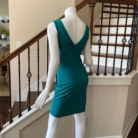 NWT Guess Turquoise Body-con Mini Dress, DD0492 - Picture 6 of 8